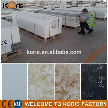 Cheap price kitchen decorative colors artificial marble acrylic solid surface sheet