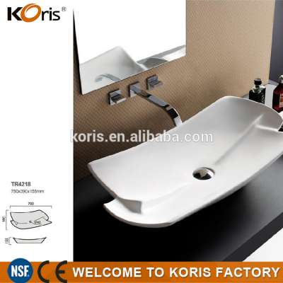 Chinese good quality artificial marble custom size kitchen sink